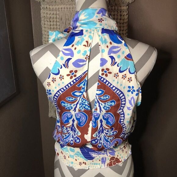 Free People White Kelsey Printed Tank - Picture 3 of 12